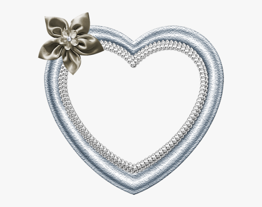 Transparent Diamond Frame Png - Heart Photo Frame Psd, Png Download