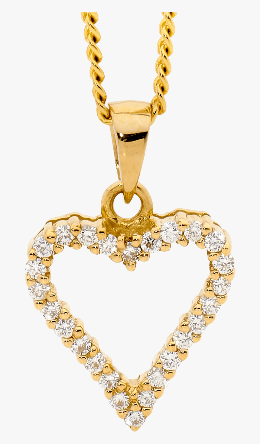 Yellow Gold Diamond Pendant - Locket, HD Png Download