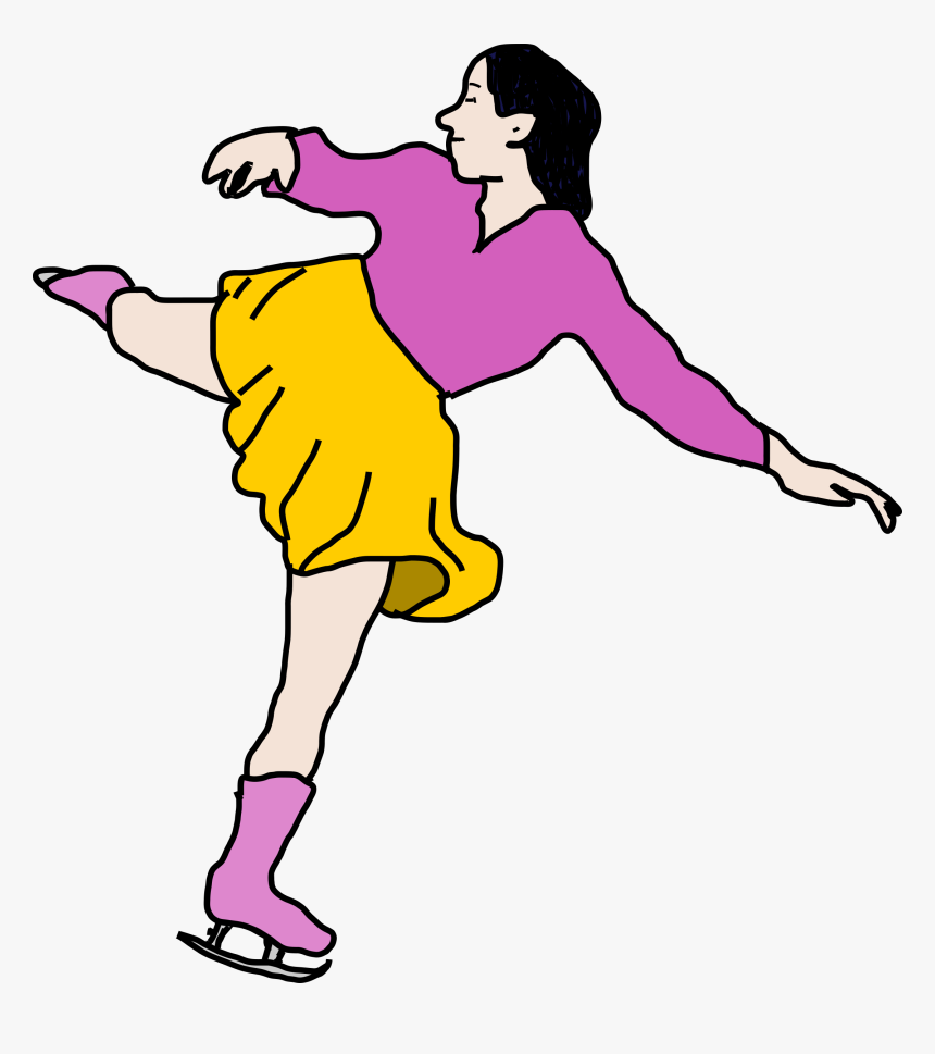 Human Leg,artwork,shoe - Ice Skating, HD Png Download