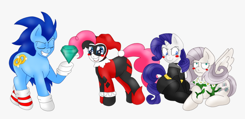Blackbewhite2k7, Catwoman, Chaos Emerald, Crossover, - Cartoon, HD Png Download