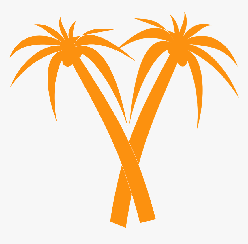 Tropical Palm Trees Transparent, HD Png Download