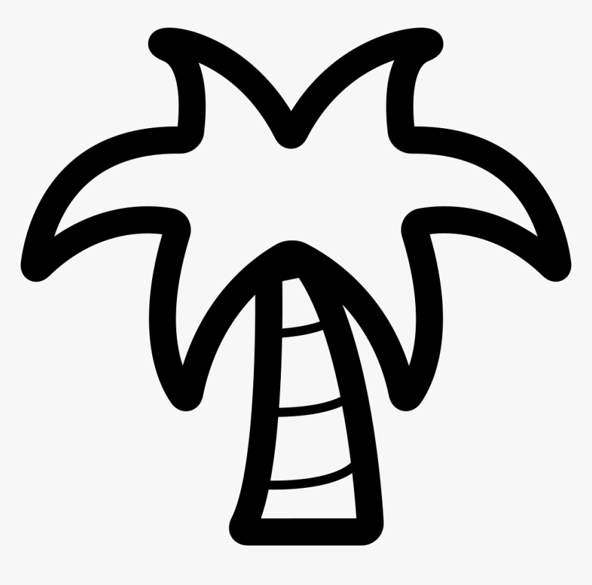 Tropical Tree - Иконки Png Пальма, Transparent Png