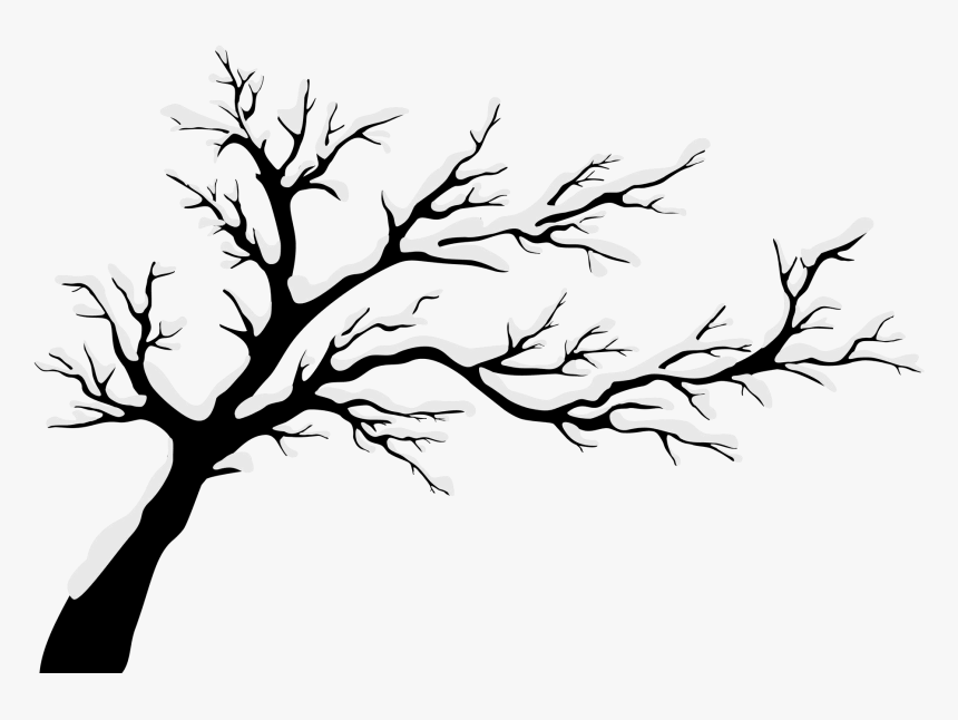 Tree Silhouette Autumn - Wall Tree Stickers Vector, HD Png Download