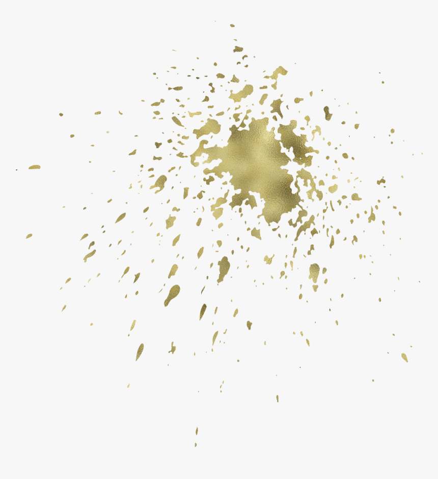 #freetoedit #ftestickers #remixme #gold #splash #splatter - Gold Paint Splatter Png, Transparent Png