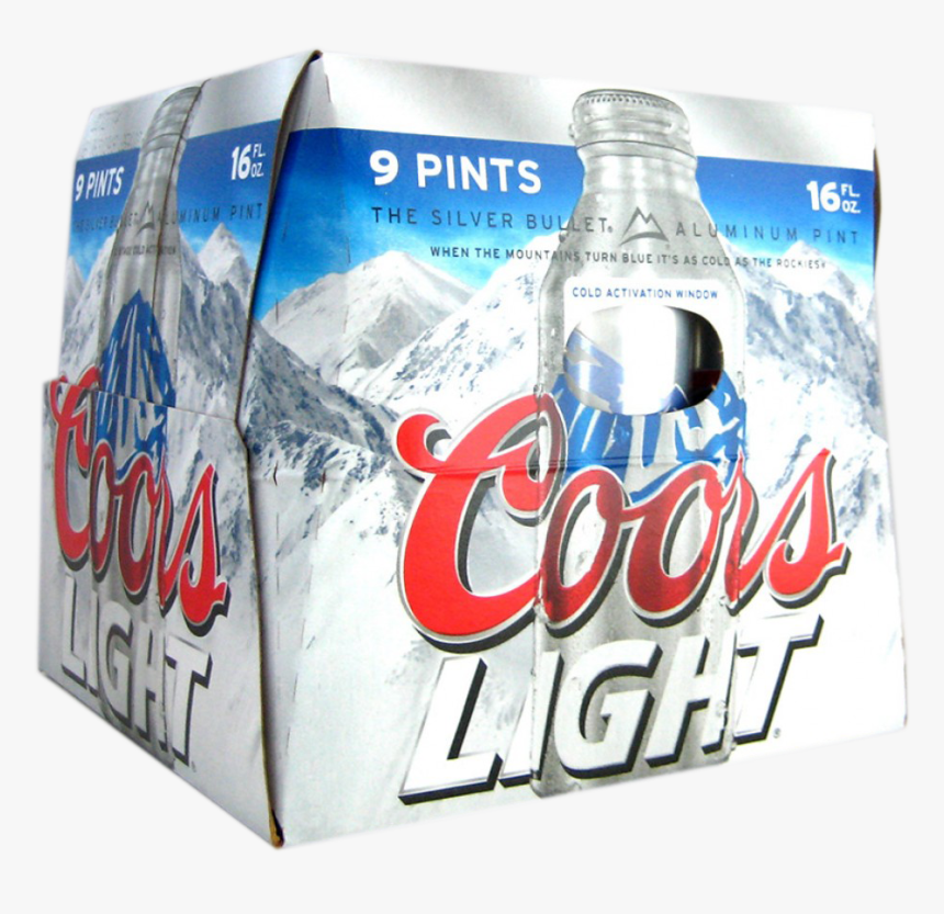 Coors Lt 16oz Alum 9pk 16oz Beer - Coors Light, HD Png Download