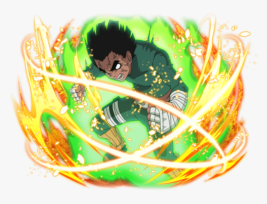 Blazing Awakening Rock Lee, HD Png Download