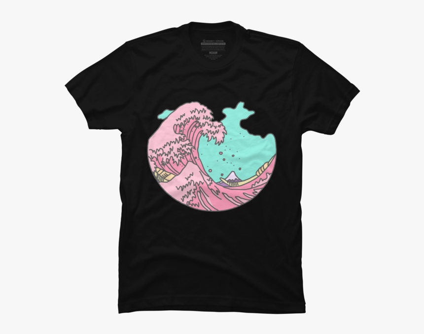 Japanese Anime Pastel Wave - Pastel Wave Art Shirt, HD Png Download