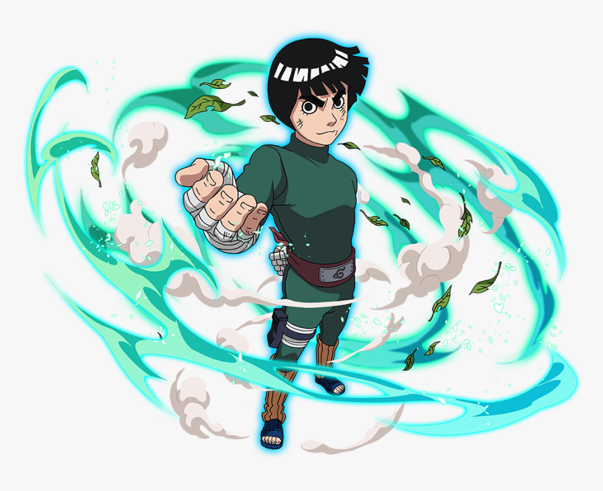 Naruto Blazing Rock Lee Png, Transparent Png