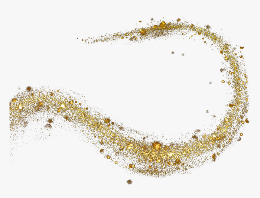 #ftestickers #stars #sparkles #luminous #glowing #gold - Gold Stars Sparkles Png, Transparent Png
