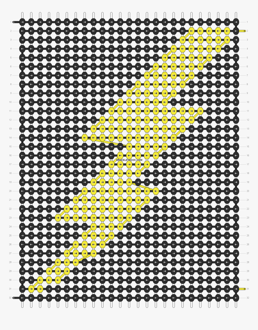 Snoopy Friendship Bracelet Pattern, HD Png Download