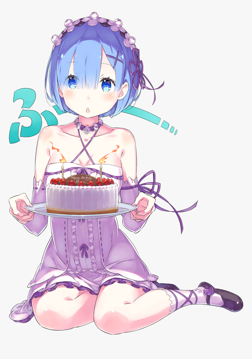 Rem Re Zero Birthday, HD Png Download