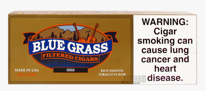 Blue Grass Filtered Cigars Gold 100 S - Tan, HD Png Download