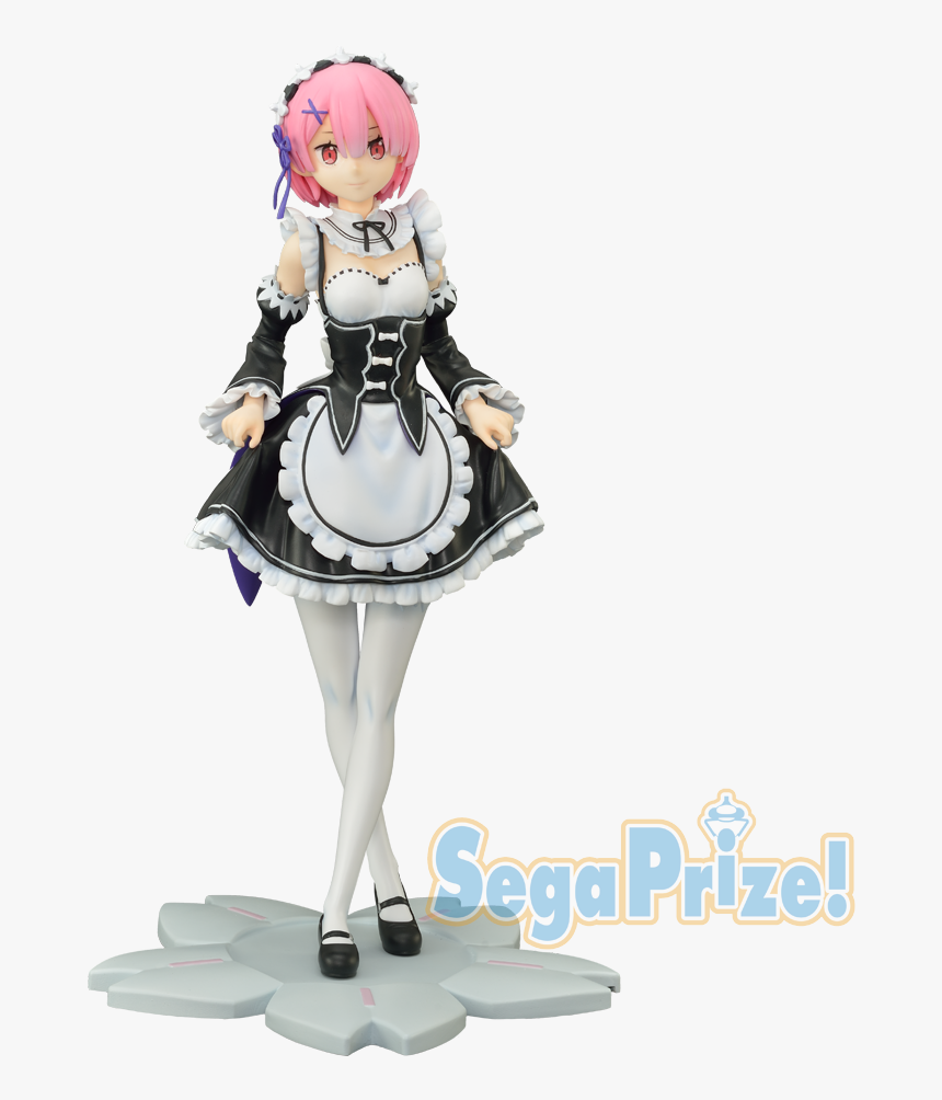 Zero Starting Life In Another World Ram Curtsey Premium - Re Zero Life In Another World Premium Figure Ram Curtsey, HD Png Download
