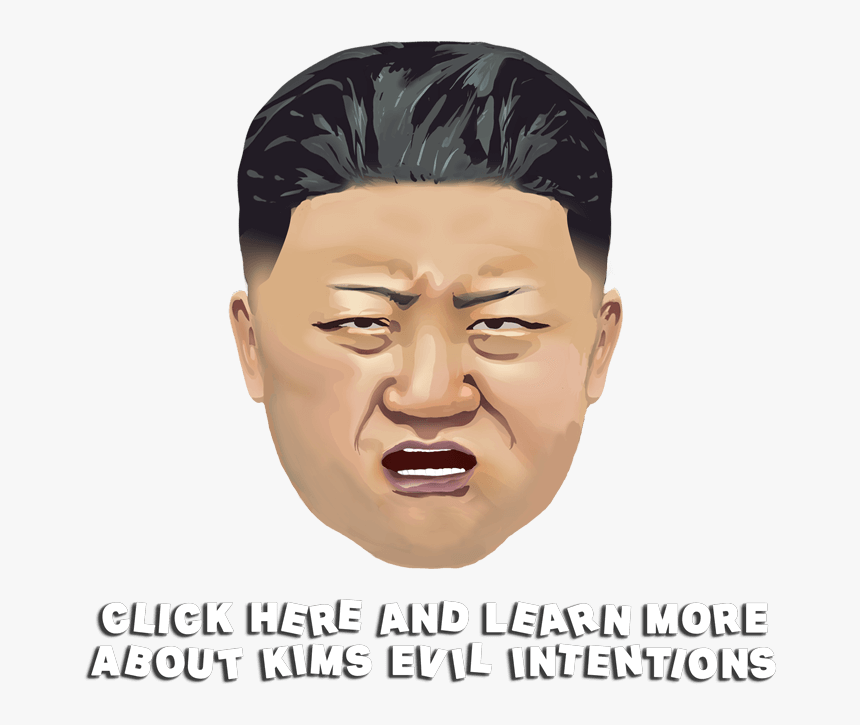 Transparent Kim Jong Un Face Png - Illustration, Png Download