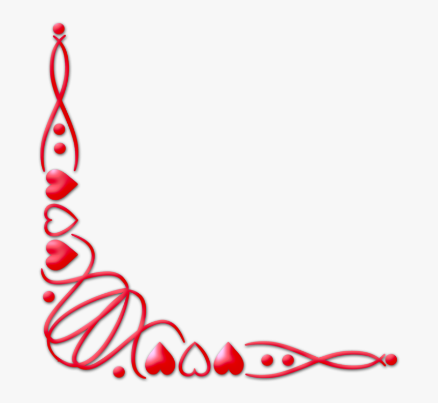 Valentine Corner Cliparts - Clip Art Corners, HD Png Download