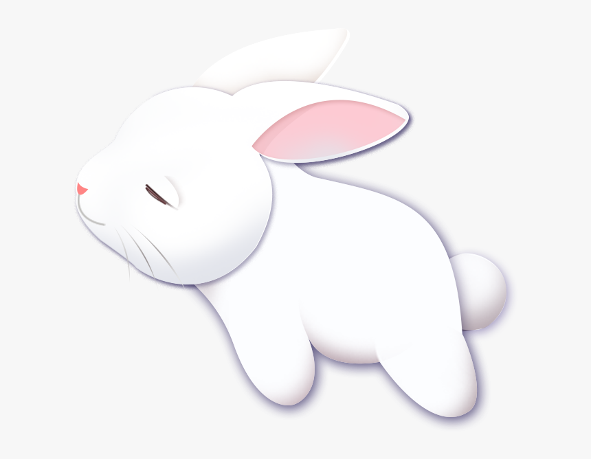 Cute Bunny Png Download - 中秋 节 玉兔, Transparent Png