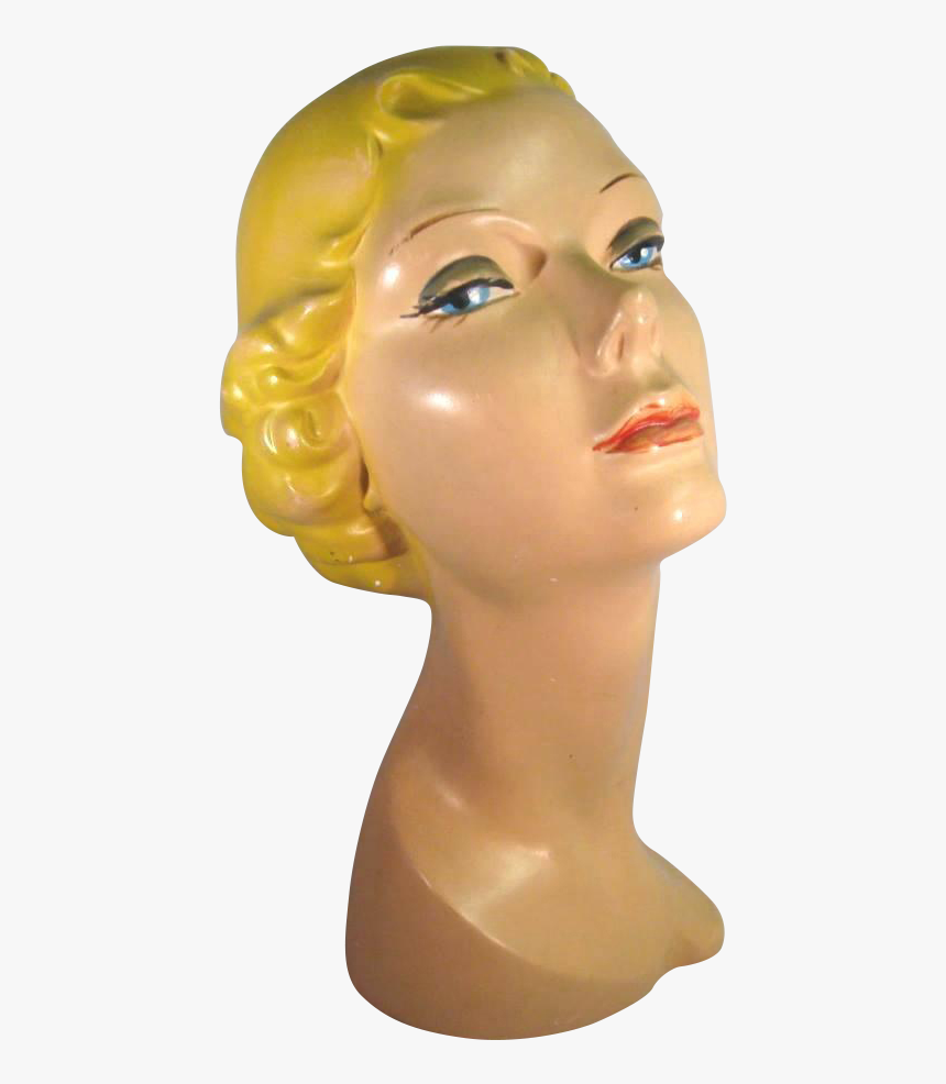 Mannequin Head Png - Transparent Female Mannequin Head Png, Png Download