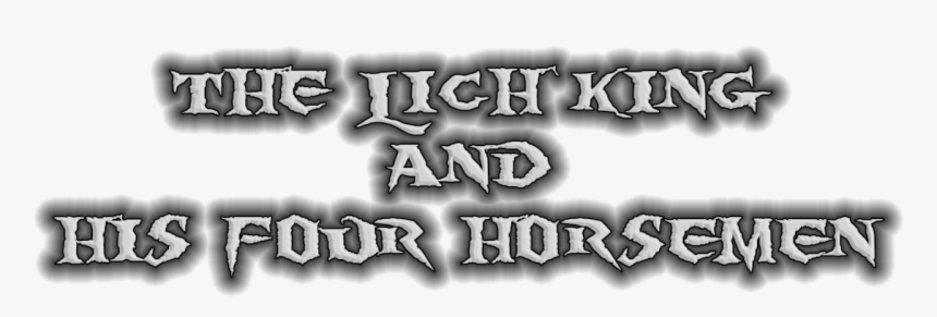 Lich King And Horsemen - Graphic Design, HD Png Download