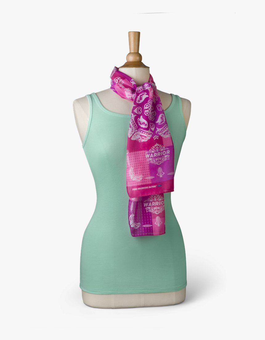 Transparent Head Bandana Png - Ford Warriors In Pink 2018 Scarf, Png Download