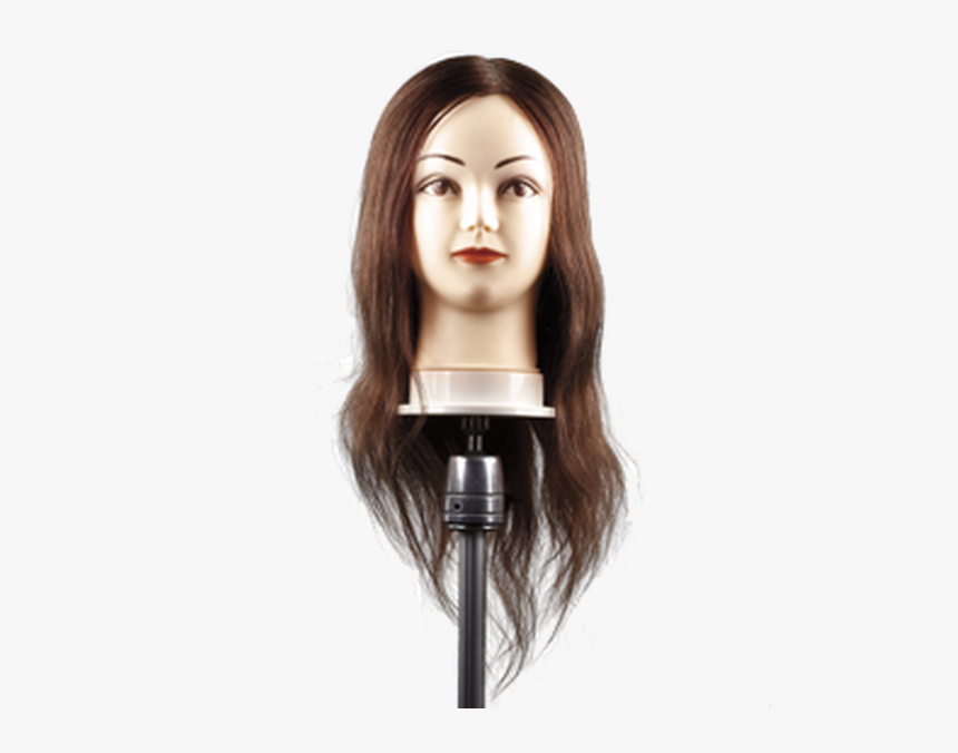 Mannequin Head With 100% Human Hair - Mannequin, HD Png Download