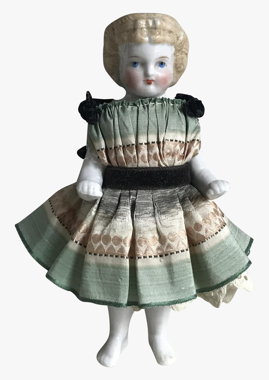 Beautiful, Antique Frozen Charlotte China Doll - Figurine, HD Png Download
