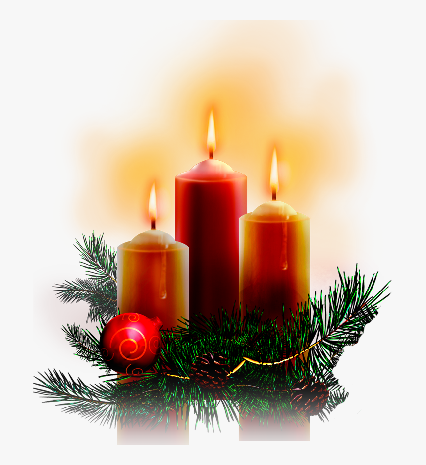 #christmas #candles #candle #ftestickers #tumblr #decor - Christmas Candles Png Transparent, Png Download