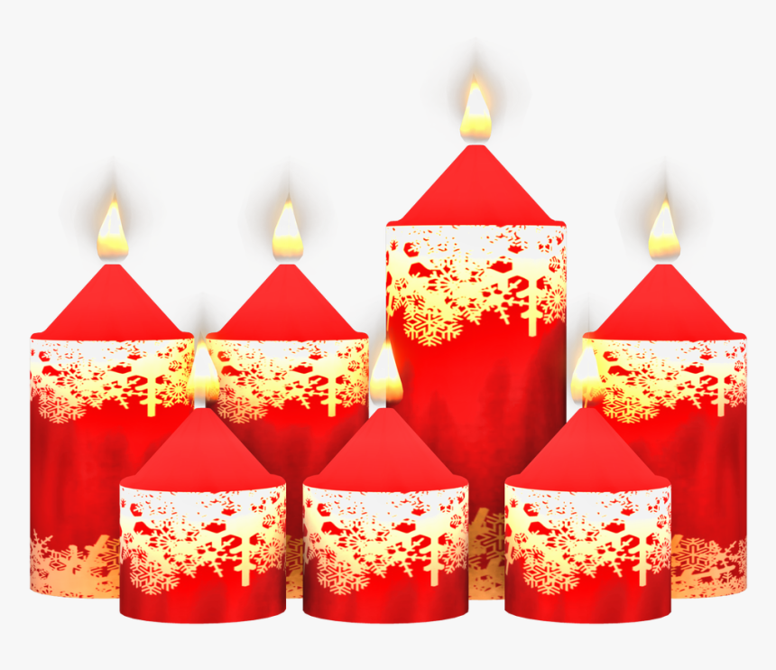 Transparent Christmas Candle Png - Decoration, Png Download