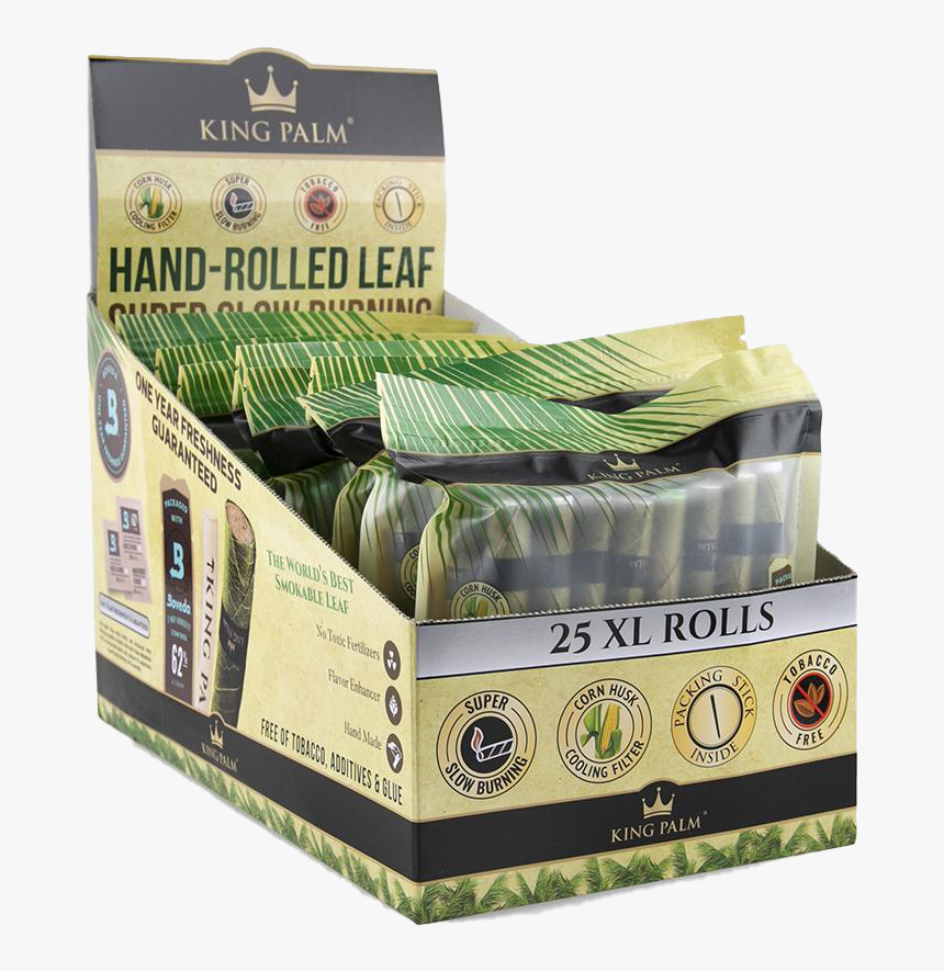 140 Wraps 140 X King Palm Leaf Pre Rolls, King Size - Carton, HD Png Download