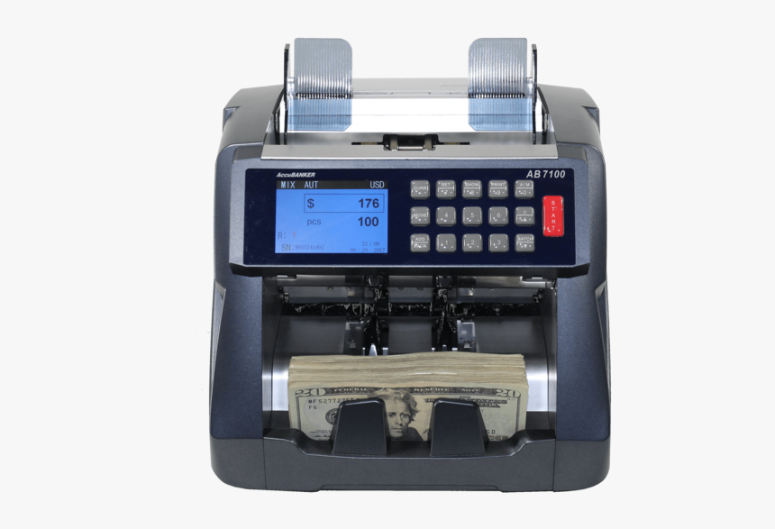 Accubanker Mixed Bill Counter Single Pocket Value Count - Mixed Value Bill Counter, HD Png Download