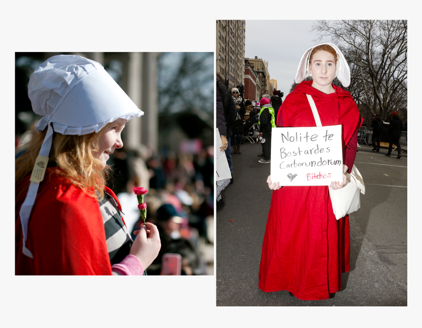 Barry Jenkins Doesn T Know If We Should Write Off Kanye - Handmaid's Tale Protest, HD Png Download