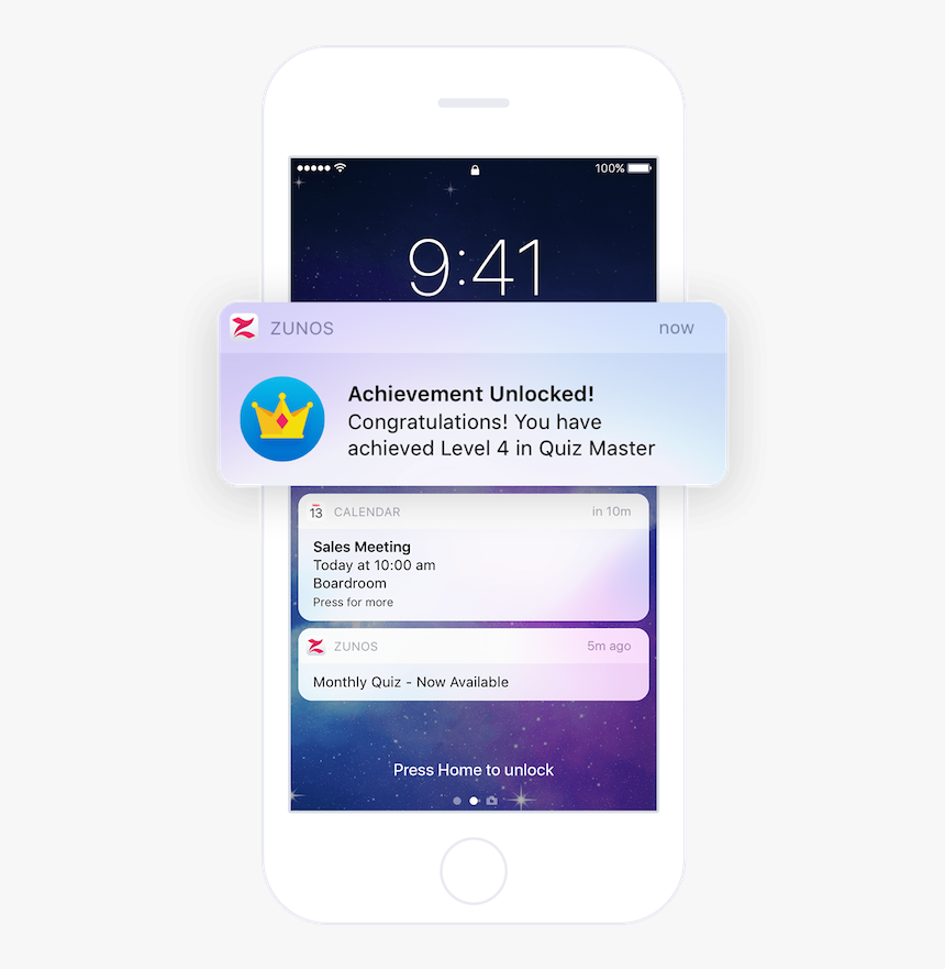 Bigtincan Zunos Achievement Iphone - Iphone, HD Png Download