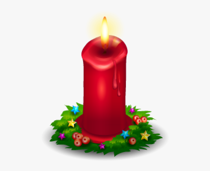 Christmas Candle Lantern Clip Art - Cute Christmas Icons, HD Png Download