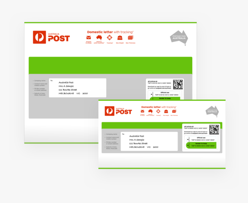 Australia Post Letter Format, HD Png Download