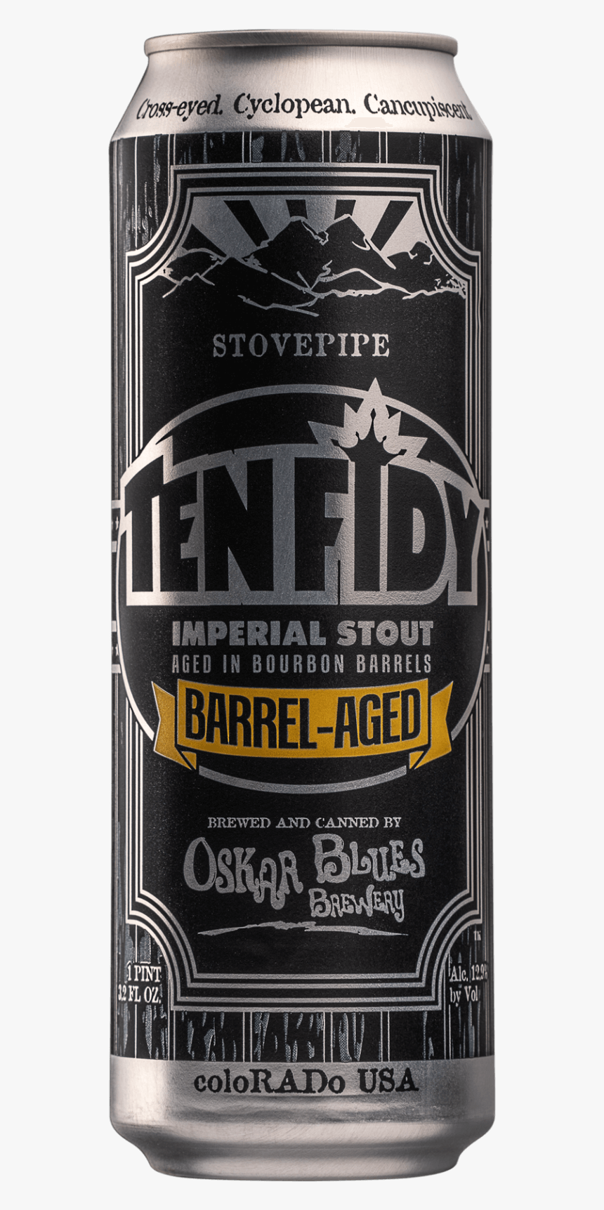 Oskar Blues Barrel Aged Ten Fidy, HD Png Download