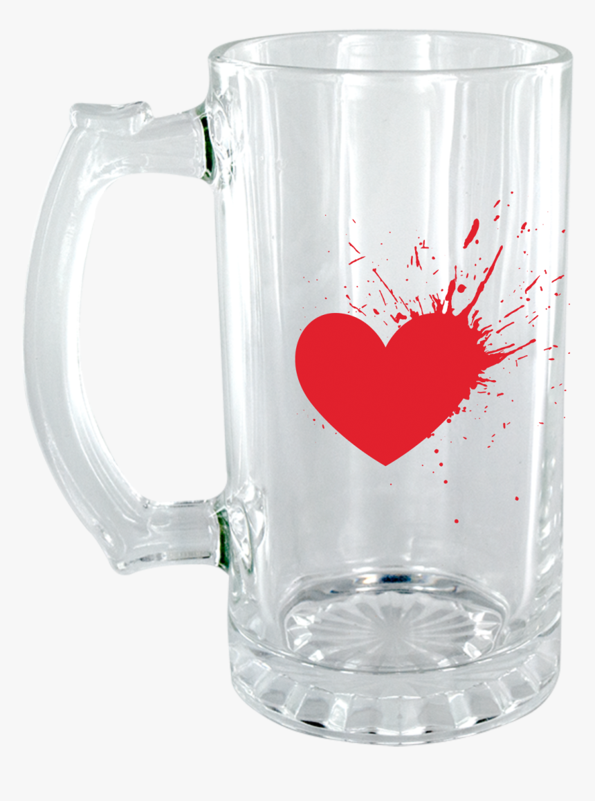 Poker Heart Icon Splash Diwali Beer Mug - Beer Stein, HD Png Download