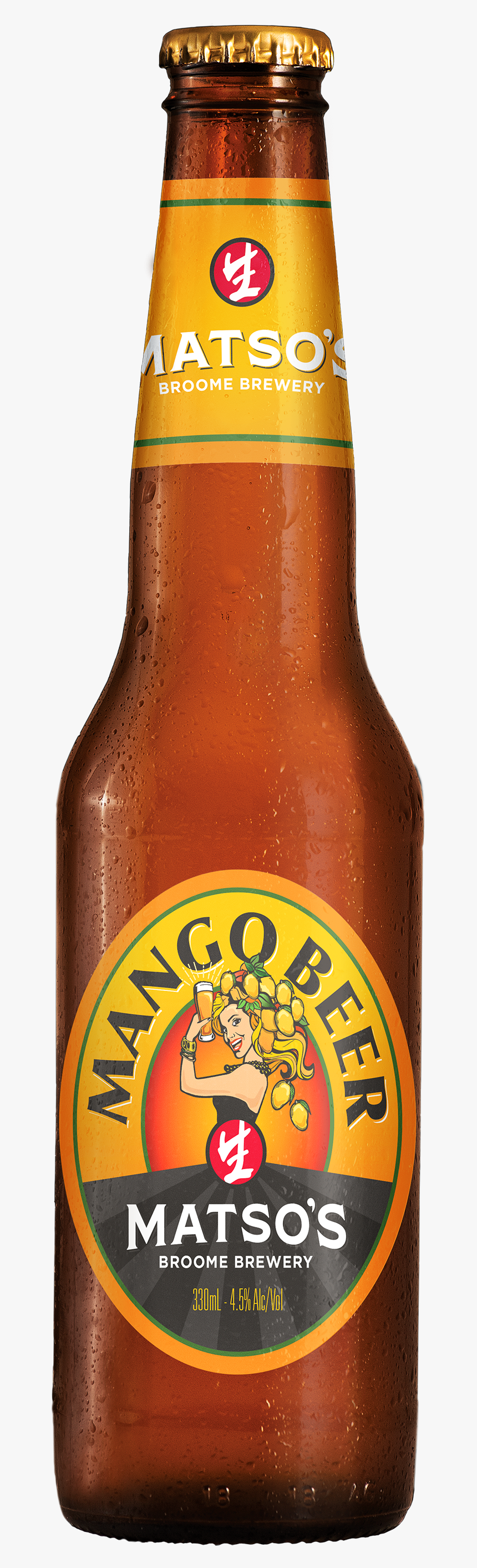 Mango Beer - Beer Bottle, HD Png Download