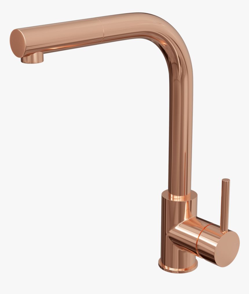 Rose Gold Single Lever Mono Kitchen Sink Mixer 
 Title - Modern Kitchen Rose Gold, HD Png Download
