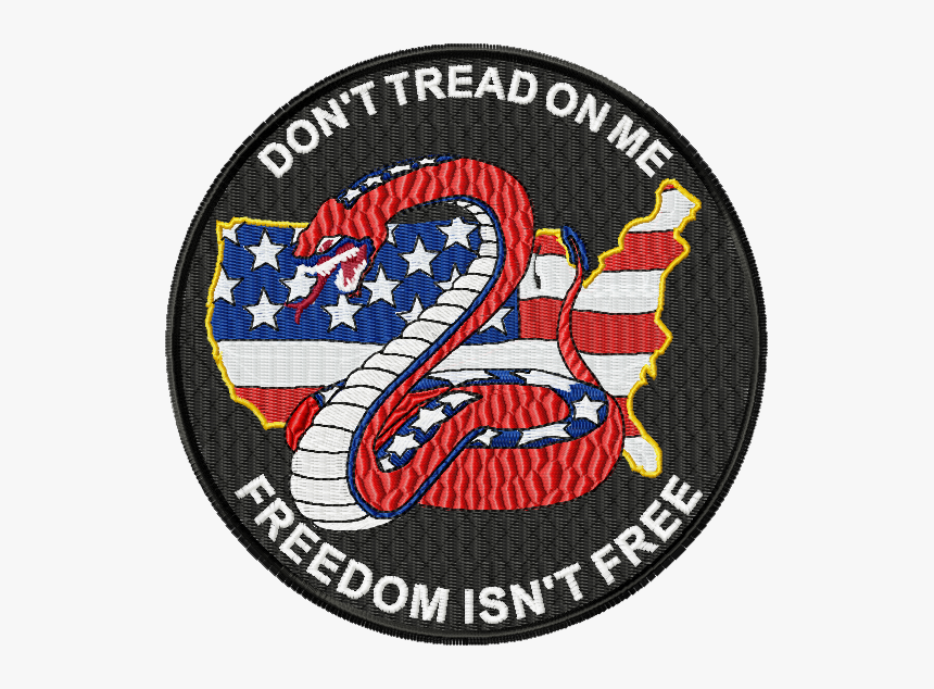 Don T Tread On Me - Round Patch Png, Transparent Png