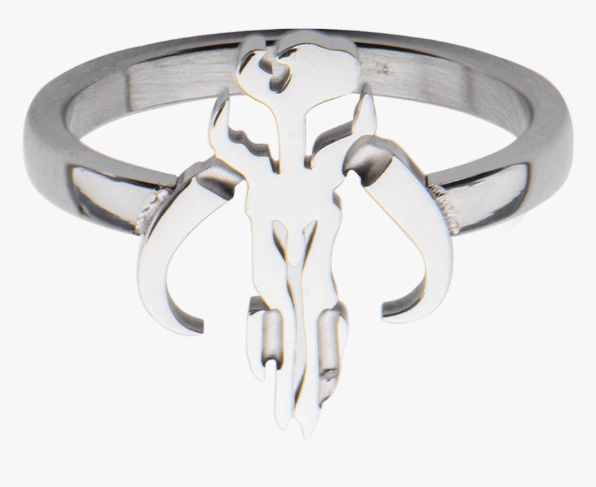 Mandalorian Symbol Cut Out Petite Ring - Ring, HD Png Download
