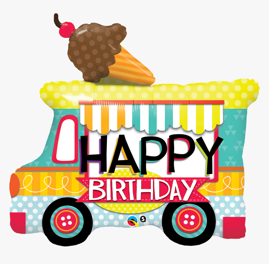 Ice Cream Truck Birthday, HD Png Download