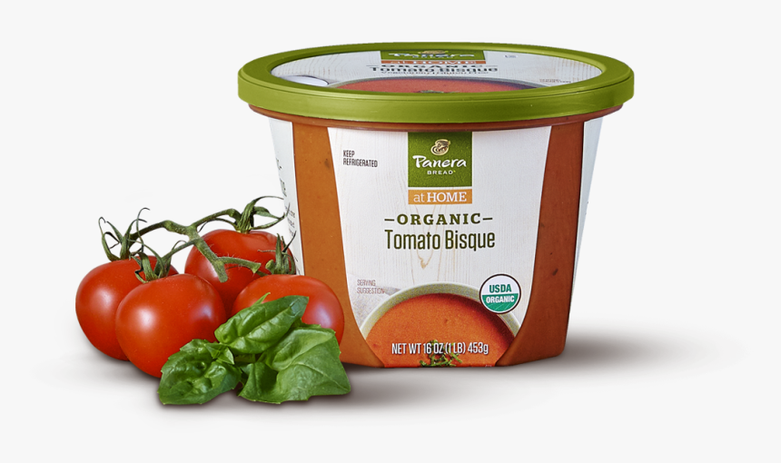 Organic Tomato Bisque 
		 Srcset Data - Tomato Basil Soup Panera Bread, HD Png Download