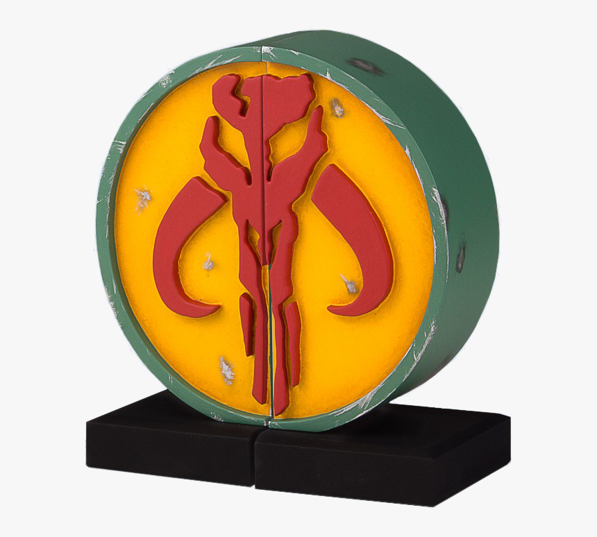 Star Wars Mandalorian Bookends, HD Png Download