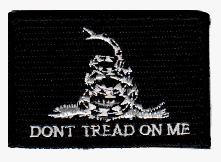 Tactical Don T Tread On Me Black/white Patch - Crescent, HD Png Download