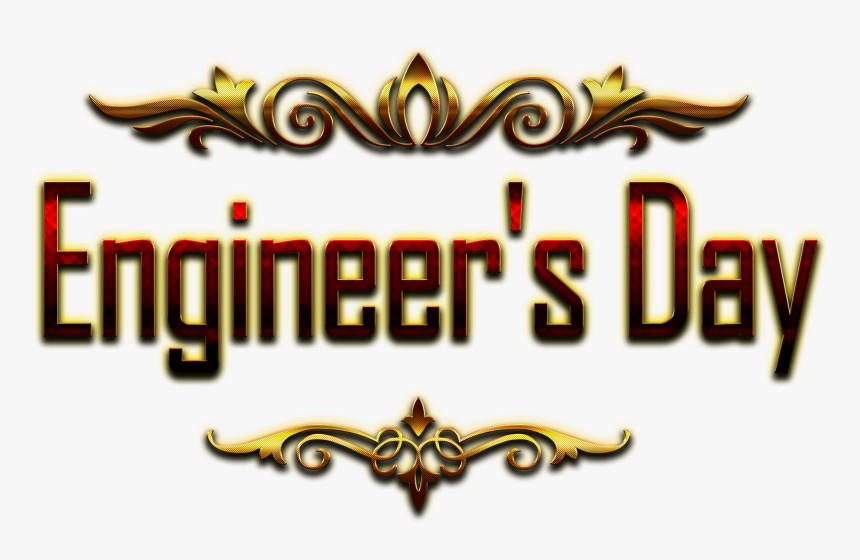 Engineer S Day Free Png - Engineers Day Png, Transparent Png