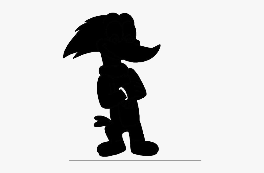 Woody Woodpecker Cartoon Png, Clipart - Silhouette, Transparent Png