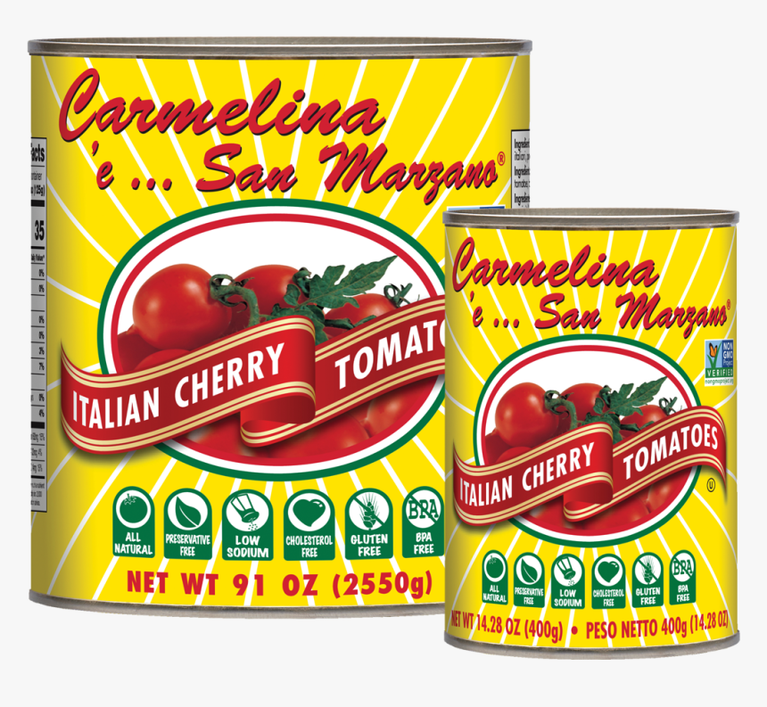 Italian Cherry Tomatoes In Puree - San Marzano Tomato, HD Png Download
