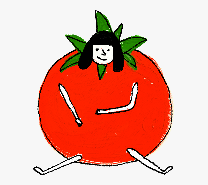 #tomatoe #girl #funny #lol #vegetables #costume #party - Cartoon, HD Png Download