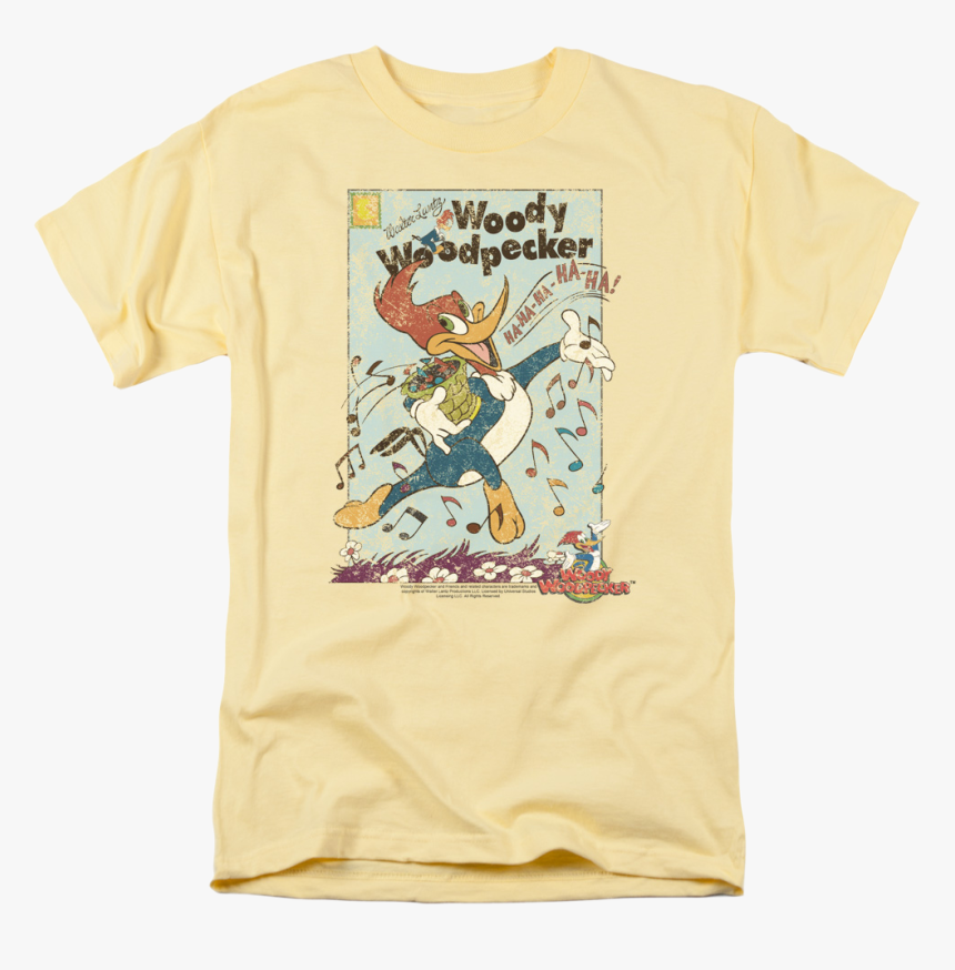 Transparent Woody Woodpecker Png - Woody Woodpecker T Shirt, Png Download