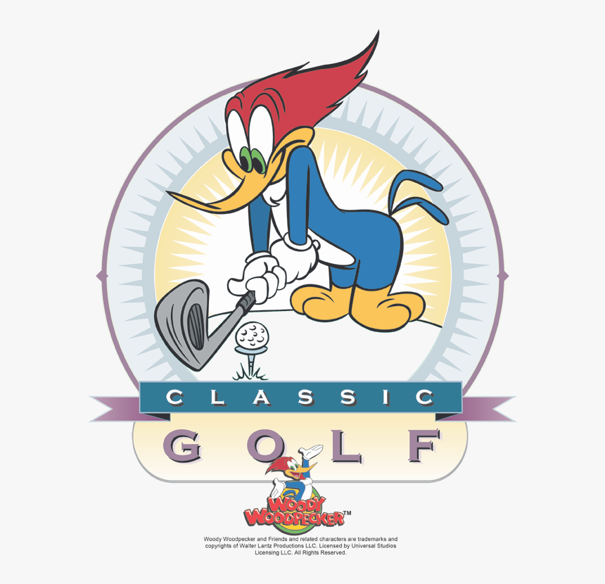 Woody Woodpecker Playing Golf Hd Png Download Transparent Png Image Pngitem