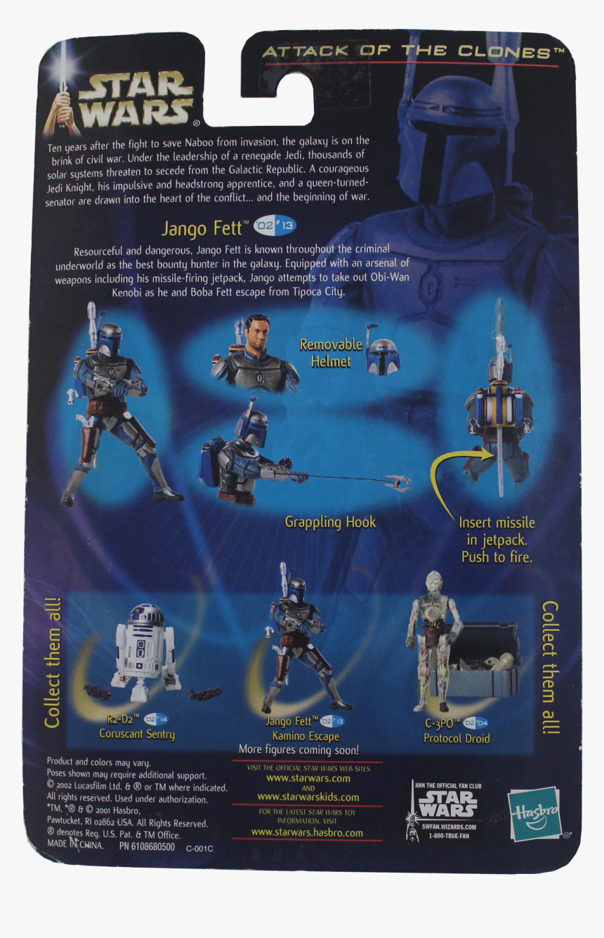 Width 480 
 			 Height 320 
 			 Style Padding-top - Jango Fett Episode 2 Hasbro, HD Png Download